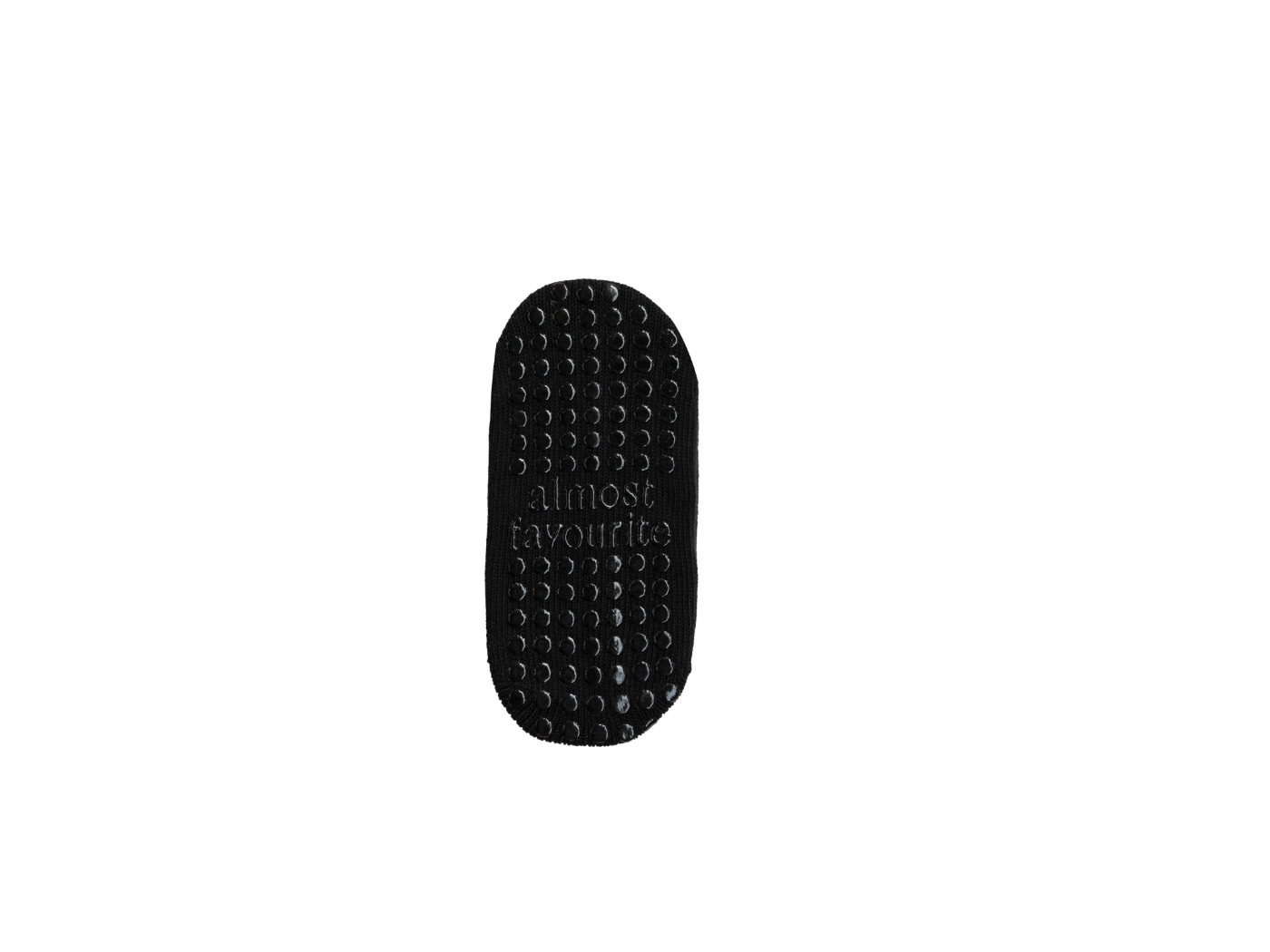 Full-sole silicone grip detail