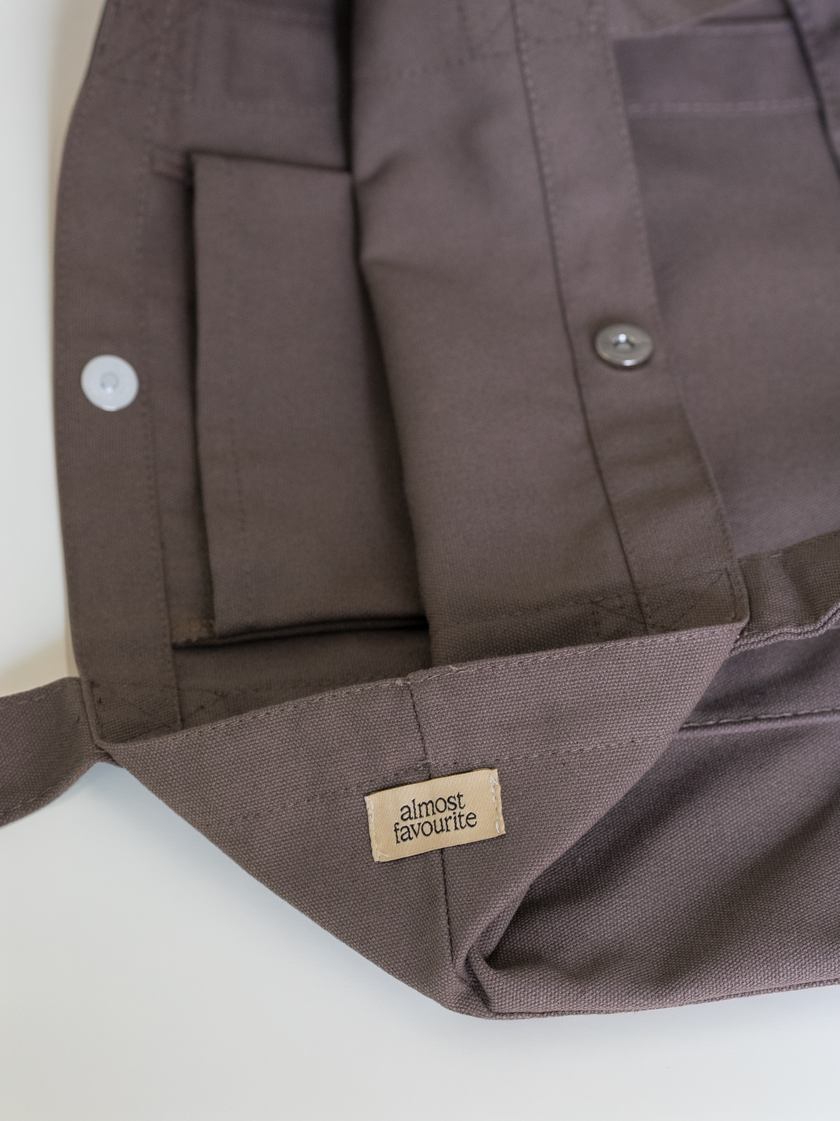 Woven almost favourite label